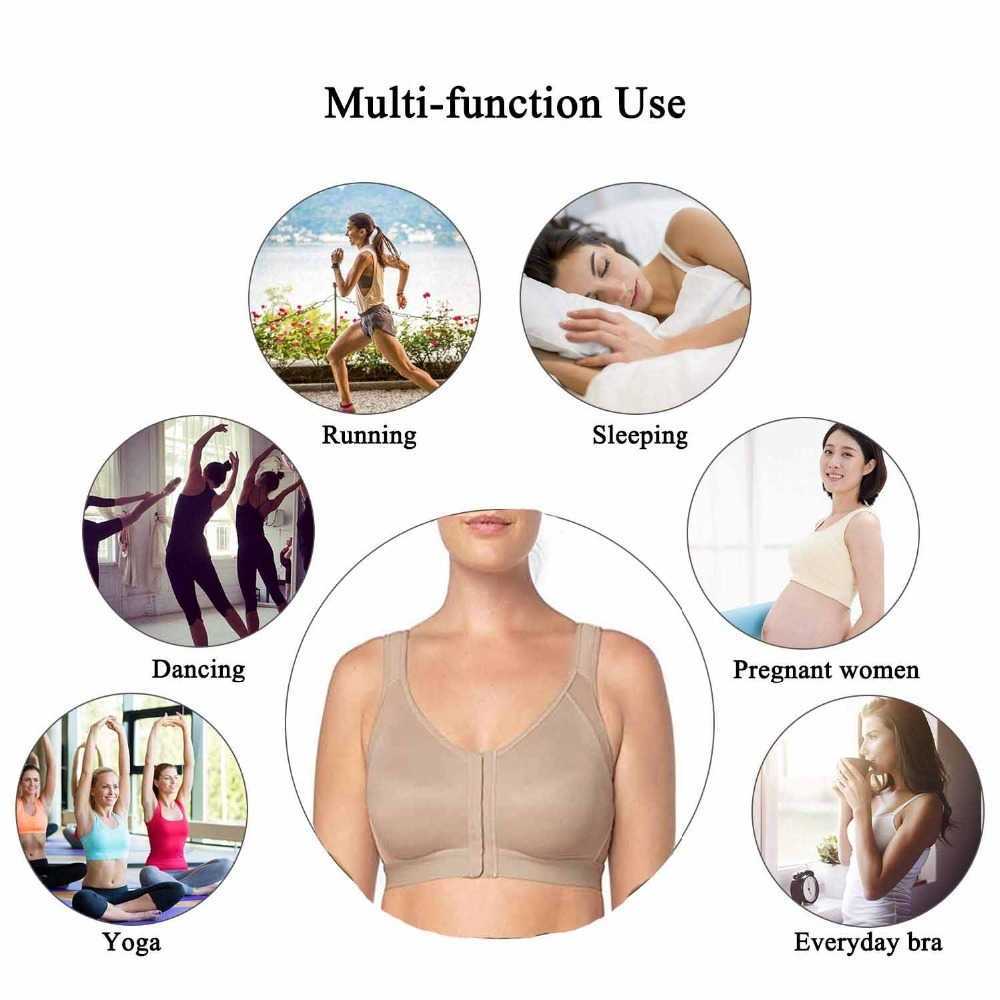 4 Season Women Push Up No String X-Bra Usual Wearing Lift Up Posture Corrector Bra Wireless Back Support Underwear Running Vest 201021