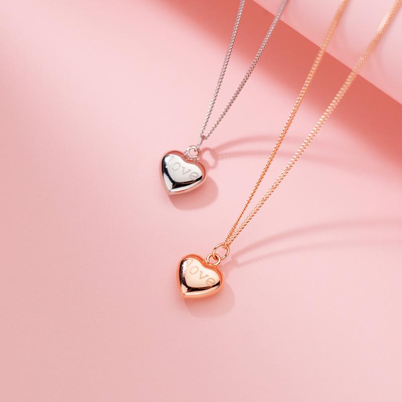 Chains Real 925 Sterling Silver Dainty Pendant Necklace For Women Teen Girls LOVE Letters Heart Necklaces Cute Ladies Gifts 2021
Chains Real 925 Sterling Silver Dainty Pendant Necklace For Women Teen Girls LOVE Letters Heart Necklaces Cute Ladies Gifts 2021