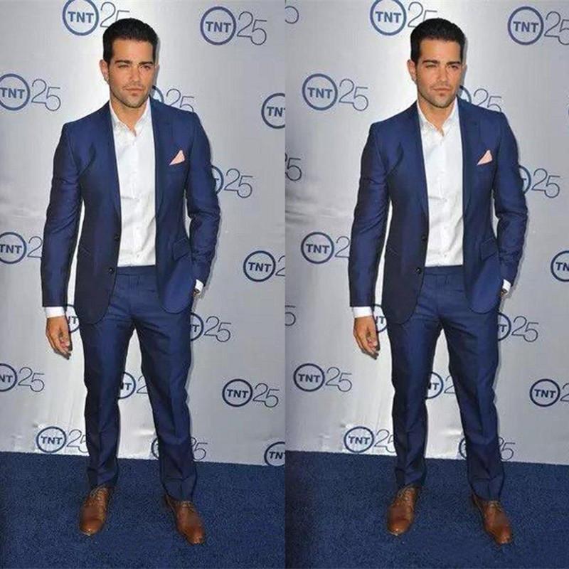 Men's Suits & Blazers Navy Blue Blazer Masculino Slim Fit Tuxedo For Groom Exquisite Mens Wedding Prom Formal Wear (Jacket+Pants), Black
Men's Suits & Blazers Navy Blue Blazer Masculino Slim Fit Tuxedo For Groom Exquisite Mens Wedding Prom Formal Wear (Jacket+Pants), Black
