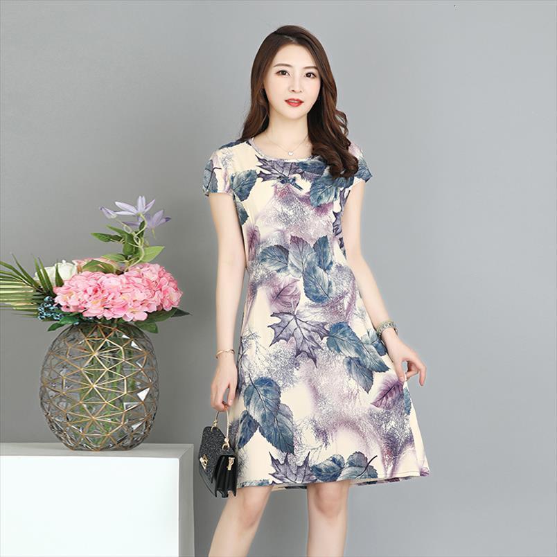 21 colors plus size 4xl women dresses summer short sleeve o neck printing female casual middle aged vestidos, Black;gray
21 colors plus size 4xl women dresses summer short sleeve o neck printing female casual middle aged vestidos, Black;gray