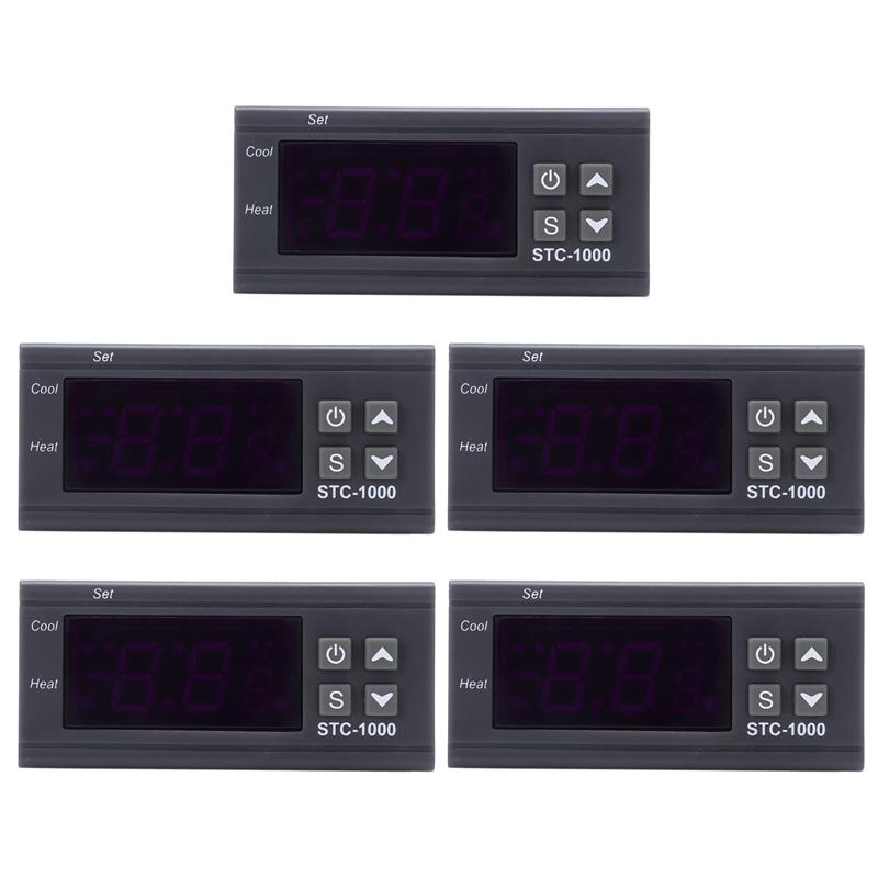 Smart Home Control YO-5X 220V Digital STC-1000 Temperature Controller Thermostat Regulator+Sensor Probe
Smart Home Control YO-5X 220V Digital STC-1000 Temperature Controller Thermostat Regulator+Sensor Probe