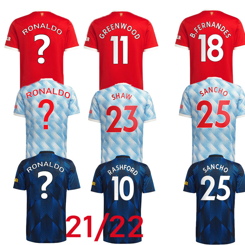 RONALDO 21 22 SANCHO RASHFORD soccer jersey uniform 2021 2022 MANCHESter POGBA CAVANI MARTIAL DE BEEK B. FERNANDES UNITED GREENWOOD UTD foot, Black;yellow
RONALDO 21 22 SANCHO RASHFORD soccer jersey uniform 2021 2022 MANCHESter POGBA CAVANI MARTIAL DE BEEK B. FERNANDES UNITED GREENWOOD UTD foot, Black;yellow