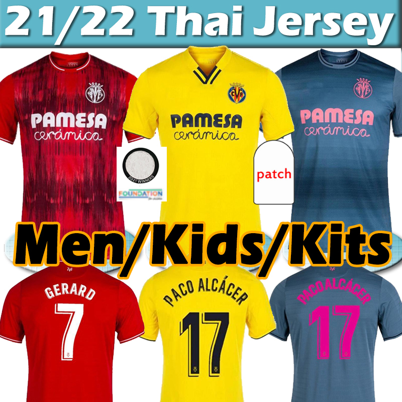 2021 2022 Villarreal CF soccer jersey 21/22 PAU GERARD PACO ALCACER CHUKWUEZE CAMISETA DIA A.PEDRAZA YEREMI FOYTH PAREJO jerseys Men kids kits Football Shirts Thai, 21 22 away 3rd
2021 2022 Villarreal CF soccer jersey 21/22 PAU GERARD PACO ALCACER CHUKWUEZE CAMISETA DIA A.PEDRAZA YEREMI FOYTH PAREJO jerseys Men kids kits Football Shirts Thai, 21 22 away 3rd