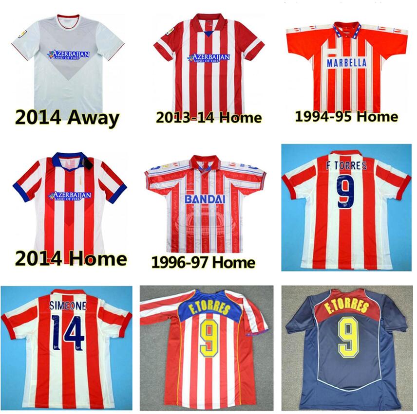 Atletico Madrid 1994 1995 1996 1997 2003 2004 2005 Retro Soccer Jerseys home 13 14 15 18 19 F.TORRES 2013 vintage Camiseta de futbol classic, Black;yellow
Atletico Madrid 1994 1995 1996 1997 2003 2004 2005 Retro Soccer Jerseys home 13 14 15 18 19 F.TORRES 2013 vintage Camiseta de futbol classic, Black;yellow