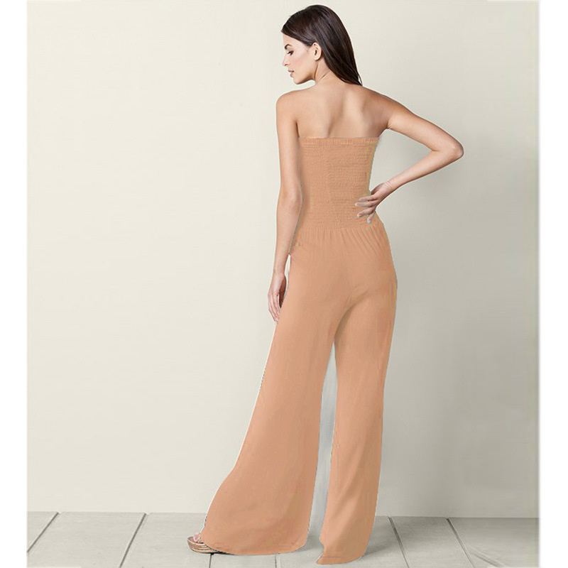 Z-zoxu Women Jumpsuit Lace Patchwork Sleeveless Off Shoulder Sexy Rompers Womens Plus Size Long Summer s 210524