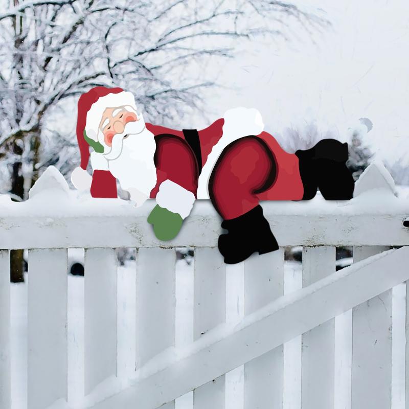 Christmas Decorations Santa Snowman Fence Peeker Outdoor Festivity To The Occasion Home Garden Decoration
Christmas Decorations Santa Snowman Fence Peeker Outdoor Festivity To The Occasion Home Garden Decoration