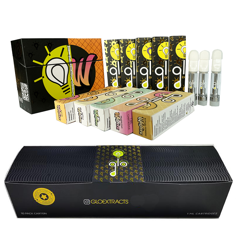Glo Waferz 510 Thread Cartridge Packaging Atomizer Empty Vape Pen cartridges 0.8ML 1ML Glass Oil Vaporizer E-Cigarettes Vaping Carts Flat Tips
Glo Waferz 510 Thread Cartridge Packaging Atomizer Empty Vape Pen cartridges 0.8ML 1ML Glass Oil Vaporizer E-Cigarettes Vaping Carts Flat Tips