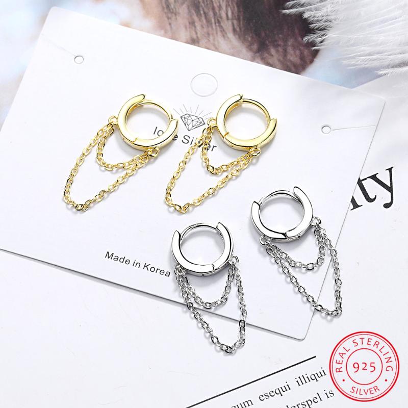 Hoop & Huggie 925 Sterling Silvler Tassel Chain Earring Elegance Girlfriend Gift Fine Silver Jewelry Double Drop Cz Ear Wire
Hoop & Huggie 925 Sterling Silvler Tassel Chain Earring Elegance Girlfriend Gift Fine Silver Jewelry Double Drop Cz Ear Wire