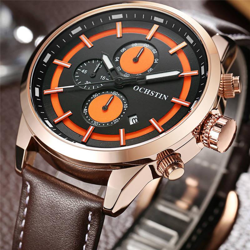 Wristwatches OCHSTIN Date Chronograph Sport Top Mens Watches Casual Quartz Wrist Men Watch Military Army Business Male Clock 04, Gq049b02
Wristwatches OCHSTIN Date Chronograph Sport Top Mens Watches Casual Quartz Wrist Men Watch Military Army Business Male Clock 04, Gq049b02
