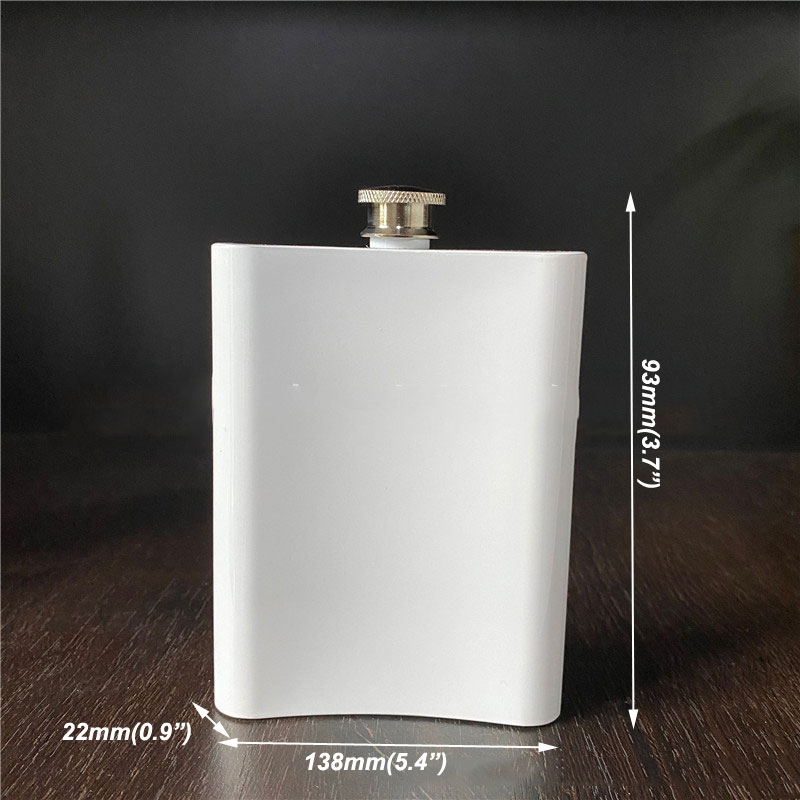 8oz Blank Sublimation Portable 304 Stainless Steel Hip Flask Flagon Whisky Wine Alcohol Bottle VT1930 Free shipping