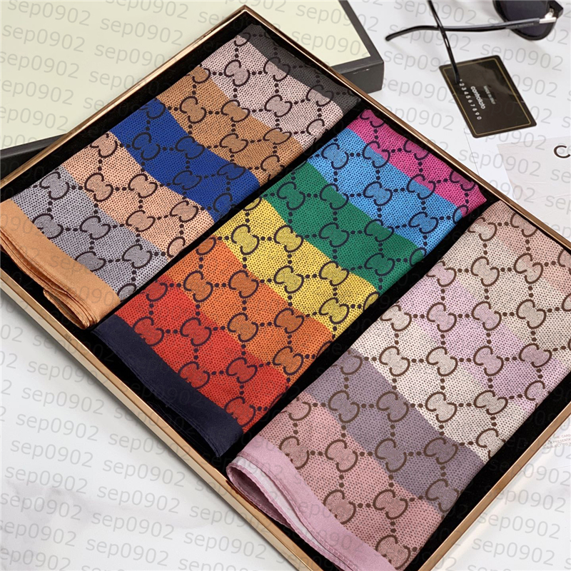 Fashion Rainbow Hair Bands Luxudy G Letter Silk Scarf Classic Valentines Annivesary Gifts Ladies Elegant Kerchief
Fashion Rainbow Hair Bands Luxudy G Letter Silk Scarf Classic Valentines Annivesary Gifts Ladies Elegant Kerchief