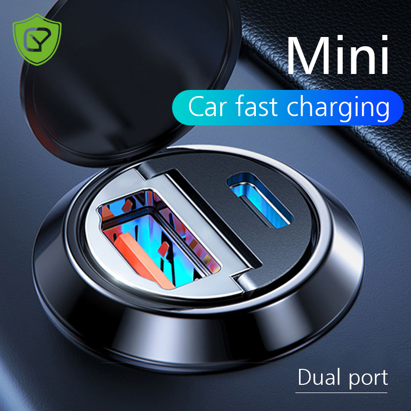 30W PD Car Charger Dual USB Type C Mobile Phone Charger Metal Car Charging QC3 4.0 Quick Charge For iPhone Samsung Huawei Xiaomi
30W PD Car Charger Dual USB Type C Mobile Phone Charger Metal Car Charging QC3 4.0 Quick Charge For iPhone Samsung Huawei Xiaomi