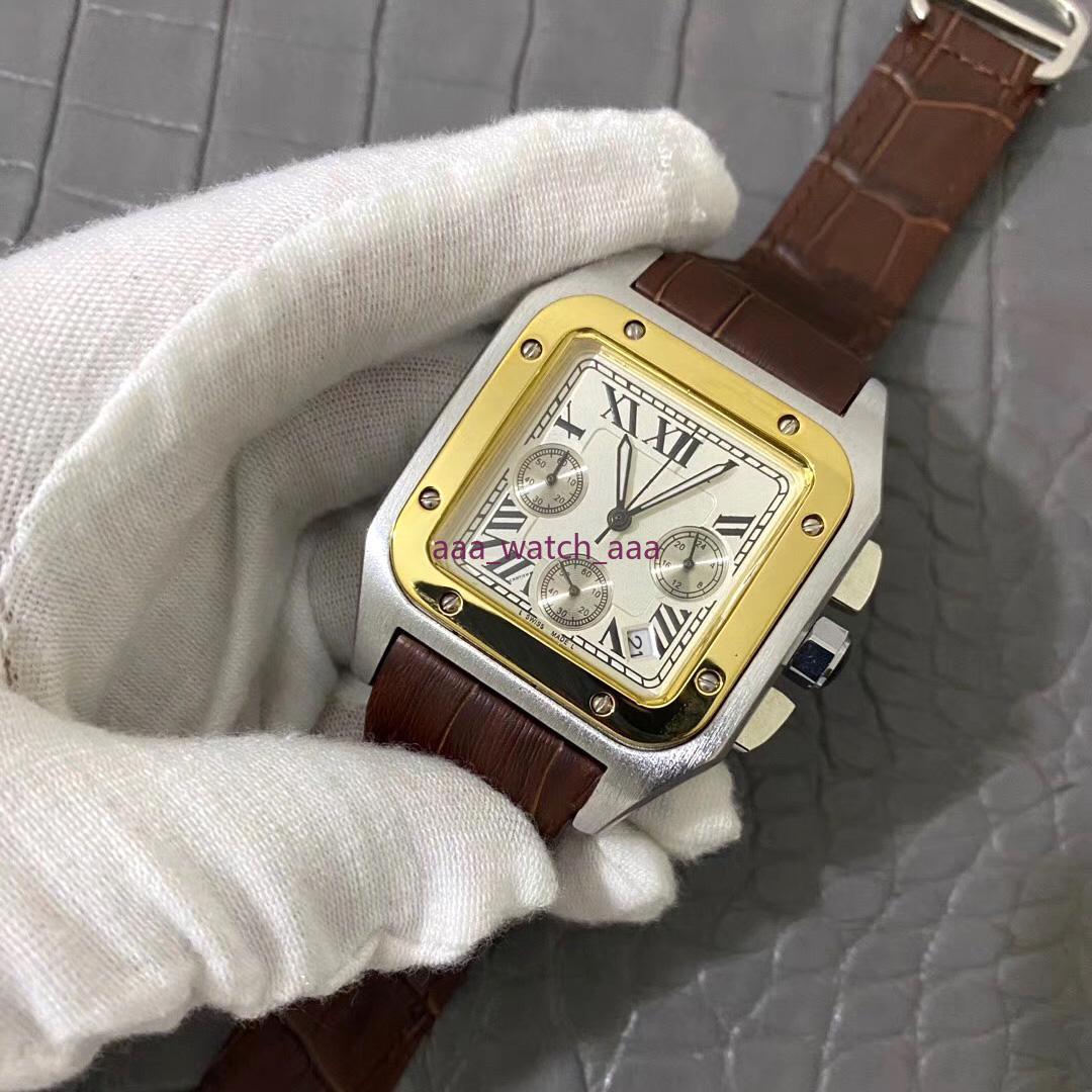 Fashion Men Watches Quartz Movement All Pointer Work Chronograph Watch Stainless Steel Case Original Clasp Waterproof Stopwatch Analog
Fashion Men Watches Quartz Movement All Pointer Work Chronograph Watch Stainless Steel Case Original Clasp Waterproof Stopwatch Analog
