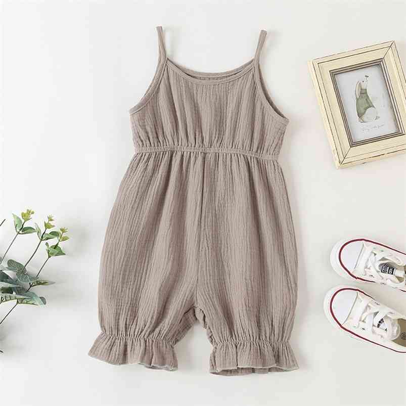 Infant born Baby Boys Girls Romper Summer Strap Gray Solid Bodycon Cute Rompers Clothes Outfits 210629
Infant born Baby Boys Girls Romper Summer Strap Gray Solid Bodycon Cute Rompers Clothes Outfits 210629