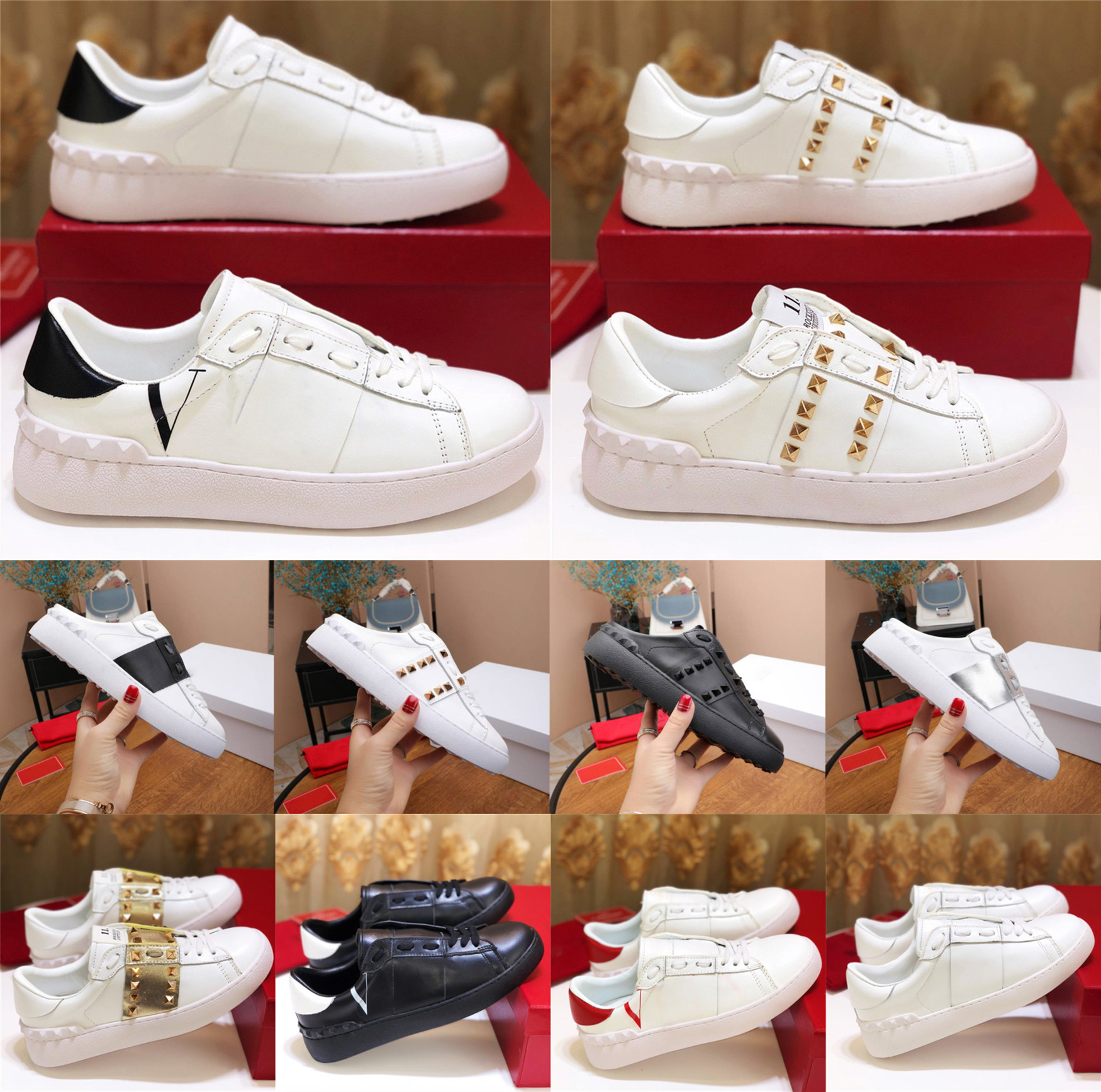 2022 Mens Casual Shoes Stud Spikes Black Male Womens Chaussures Loafers Slip On Platform Rockstud Sneakers Slides Scarpes Leather Solid Colors Dress Shoe Trainers, Color_04
2022 Mens Casual Shoes Stud Spikes Black Male Womens Chaussures Loafers Slip On Platform Rockstud Sneakers Slides Scarpes Leather Solid Colors Dress Shoe Trainers, Color_04