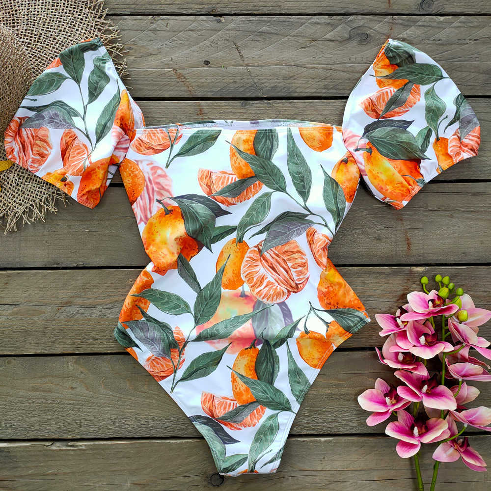 Swimsuit Women Swimwear Push Up Monokini Sexy Bodysuit Print Bathing Suit Female Beachwear Swim Wear Beach 210611