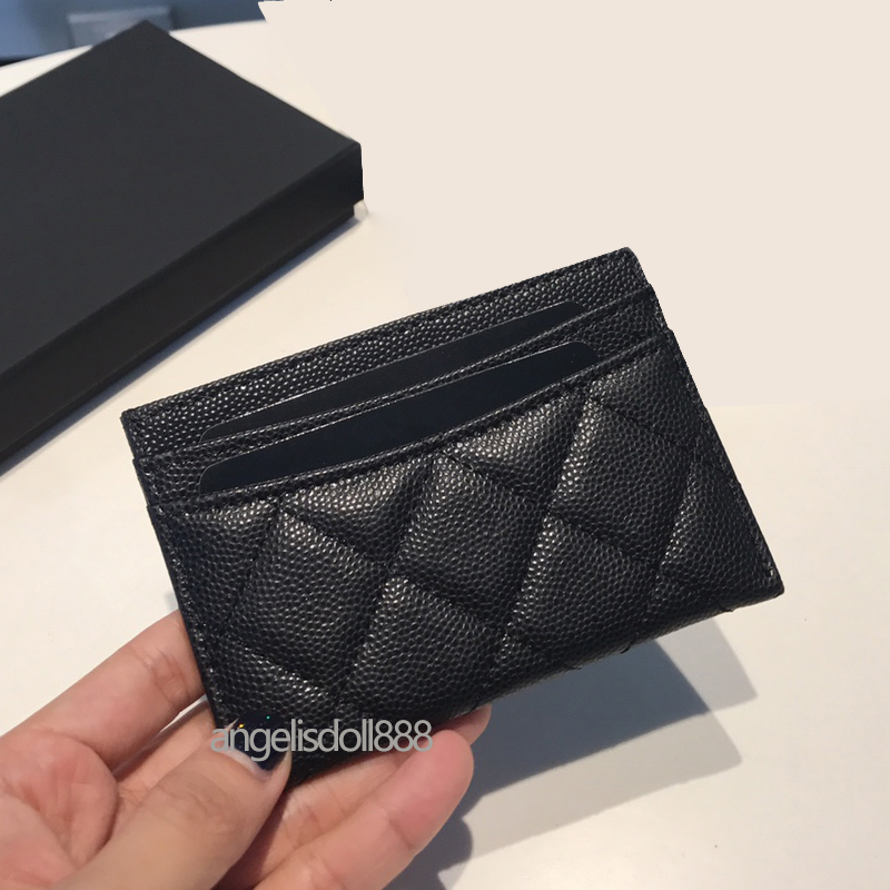 Womens Credit Card Holder purple calfskin caviar mini Wallets diamond genuine leather coin purse top quality quilted wallet, Box
Womens Credit Card Holder purple calfskin caviar mini Wallets diamond genuine leather coin purse top quality quilted wallet, Box