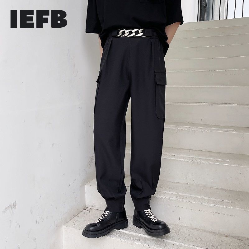 IEFB Men's Casual Workwear Pants Spring Summer Black Side Pockets Chian Trousers Male Bottoms Pantalones Hombre 9Y6992 210524
IEFB Men's Casual Workwear Pants Spring Summer Black Side Pockets Chian Trousers Male Bottoms Pantalones Hombre 9Y6992 210524