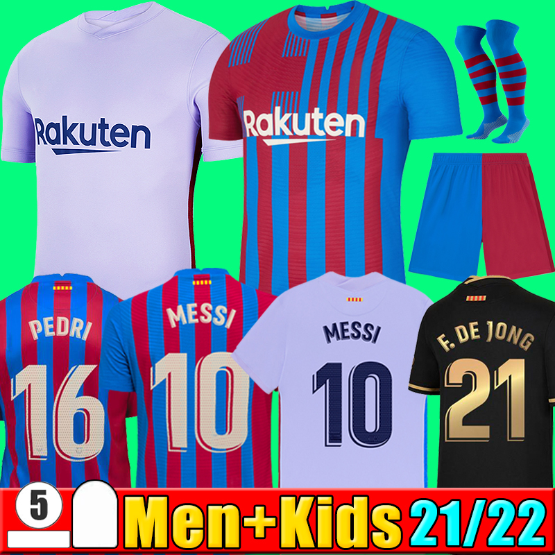 21 22 Tops MESSI KUN AGUERO Barcelona soccer jersey camiseta de futbol 20 21 22 BARCA FC ANSU FATI GRIEZMANN F.DE JONG DEST PEDRI football shirt men kids kit sets socks, P14 20 21 away kids
21 22 Tops MESSI KUN AGUERO Barcelona soccer jersey camiseta de futbol 20 21 22 BARCA FC ANSU FATI GRIEZMANN F.DE JONG DEST PEDRI football shirt men kids kit sets socks, P14 20 21 away kids