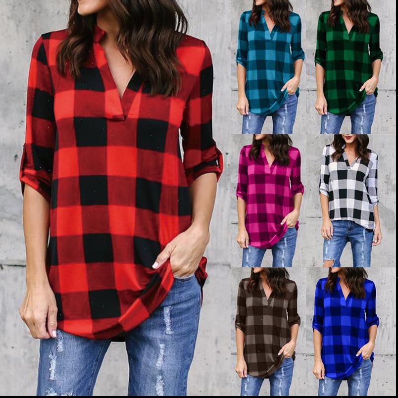 plaid plus size 5xl womens blouses check v neck long sleeve vintage shirts summer autumn loose casual lady, White
plaid plus size 5xl womens blouses check v neck long sleeve vintage shirts summer autumn loose casual lady, White