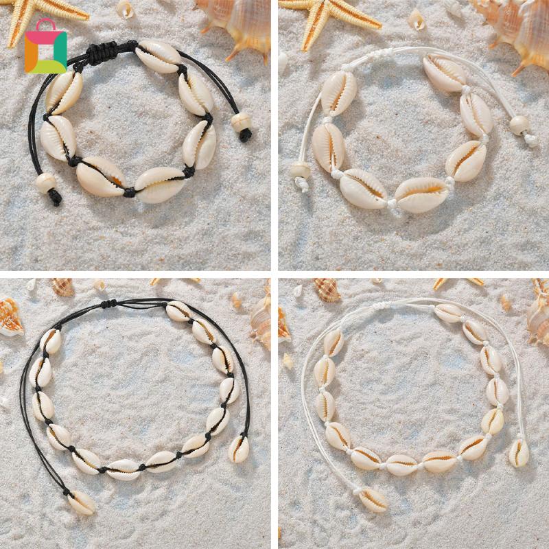 Earrings & Necklace Natural Cowrie Shell Bracelet Set Women Bohemian Style Rope Chain Choker Bangle Jewelry Glittery, Silver
Earrings & Necklace Natural Cowrie Shell Bracelet Set Women Bohemian Style Rope Chain Choker Bangle Jewelry Glittery, Silver