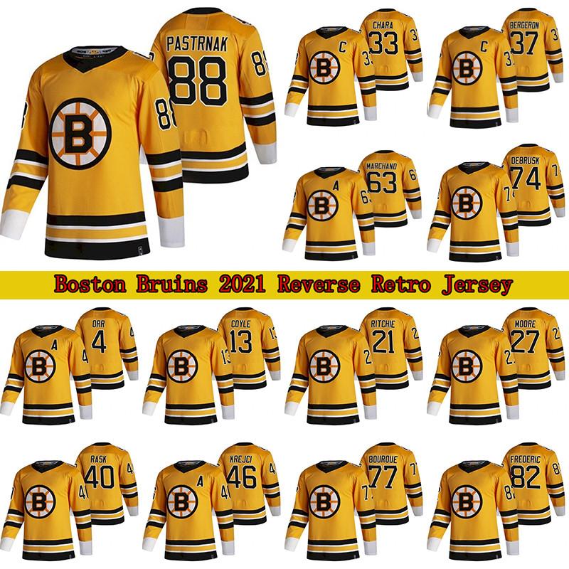 88 David Pastrnak Boston Bruins 2021 Reverse Retro Jersey Mens Womens Kids 37 Patrice Bergeron 63 Brad Marchand 74 Jake DeBrusk Custom Jerseys, Reverse retro yellow 88 
88 David Pastrnak Boston Bruins 2021 Reverse Retro Jersey Mens Womens Kids 37 Patrice Bergeron 63 Brad Marchand 74 Jake DeBrusk Custom Jerseys, Reverse retro yellow 88