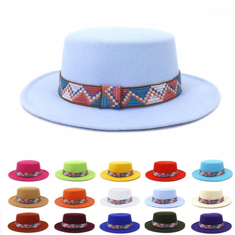 Berets Women Winter Colorful Wide Brim Wool Jazz Fedora Hats Men Panama Trilby Cap Trend Gambler Hat Wholesale, 19
Berets Women Winter Colorful Wide Brim Wool Jazz Fedora Hats Men Panama Trilby Cap Trend Gambler Hat Wholesale, 19