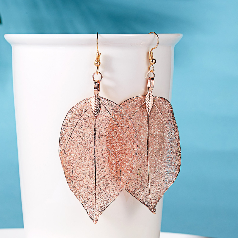 Factory Sale Gold and Silver Plated Real Leaf Specimens Leaves Charm Dangle Earrings
Factory Sale Gold and Silver Plated Real Leaf Specimens Leaves Charm Dangle Earrings