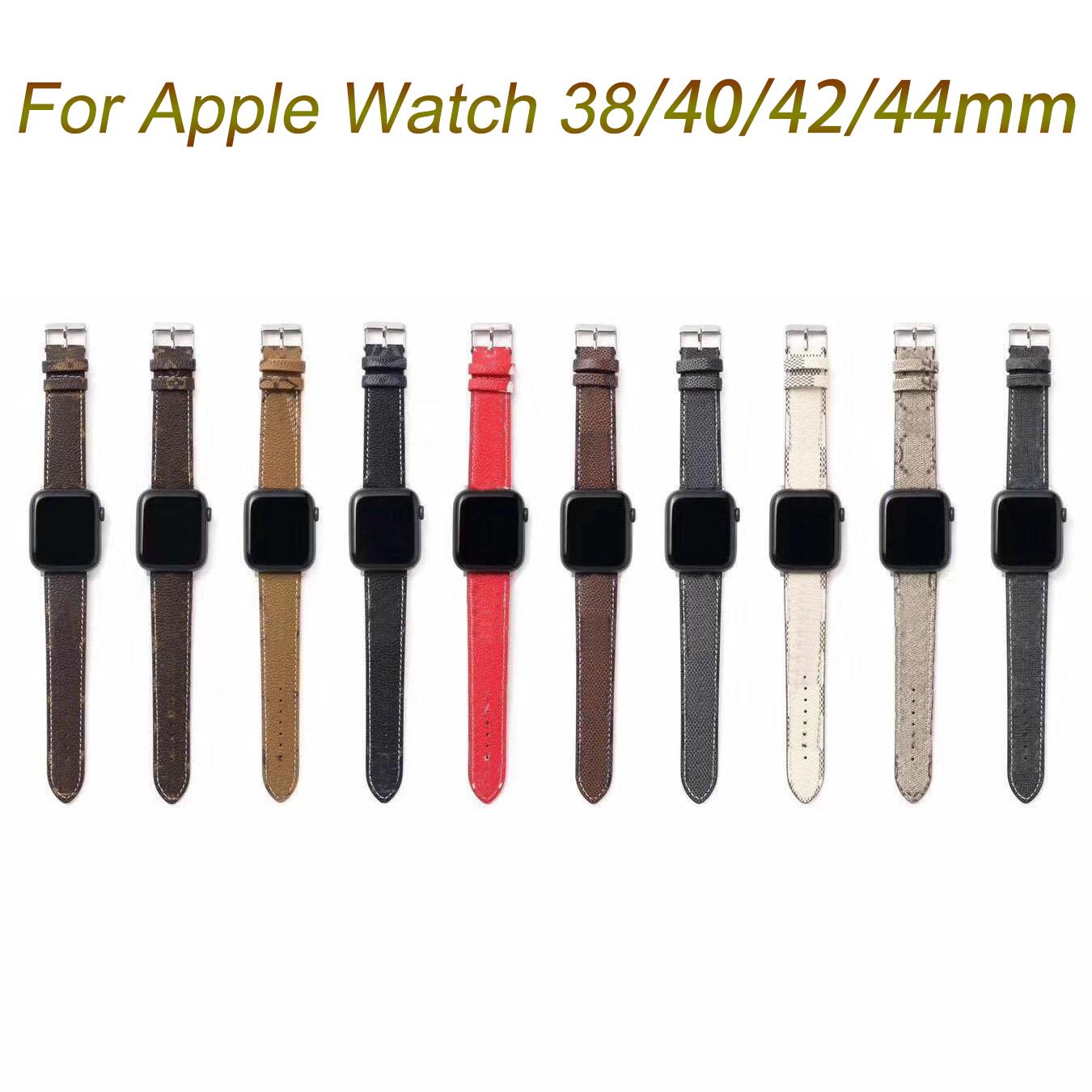 Smart Straps designer Watchbands Band 38/40/41mm 42/44/45mm iwatch 2 3 4 5 6 7 bands Leather Strap Bracelet Fashion Stripes watchband for ap
Smart Straps designer Watchbands Band 38/40/41mm 42/44/45mm iwatch 2 3 4 5 6 7 bands Leather Strap Bracelet Fashion Stripes watchband for ap