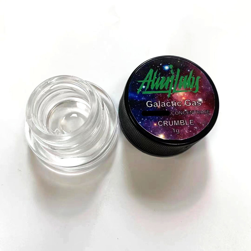 Factory Outlet Alien Labs Concentrate Containers 5ml clear Glass Can with Child Resistant Lid for Dry Herb Wax Thick Oil
Factory Outlet Alien Labs Concentrate Containers 5ml clear Glass Can with Child Resistant Lid for Dry Herb Wax Thick Oil