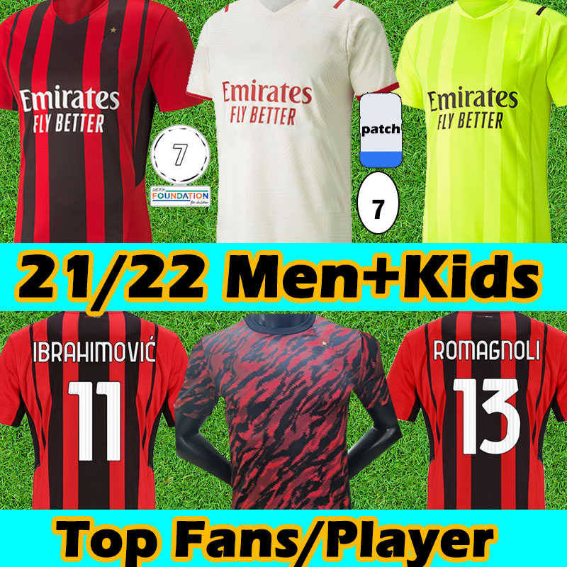 21/22 AC soccer jerseys Fans Player Version milan BALR 2021 2022 IBRAHIMOVIC TONALI M.MAIGNAN REBIC THEO ÇALHANOGLU jersey men kids Kits football shirt Thailand, 20 21 home
21/22 AC soccer jerseys Fans Player Version milan BALR 2021 2022 IBRAHIMOVIC TONALI M.MAIGNAN REBIC THEO ÇALHANOGLU jersey men kids Kits football shirt Thailand, 20 21 home