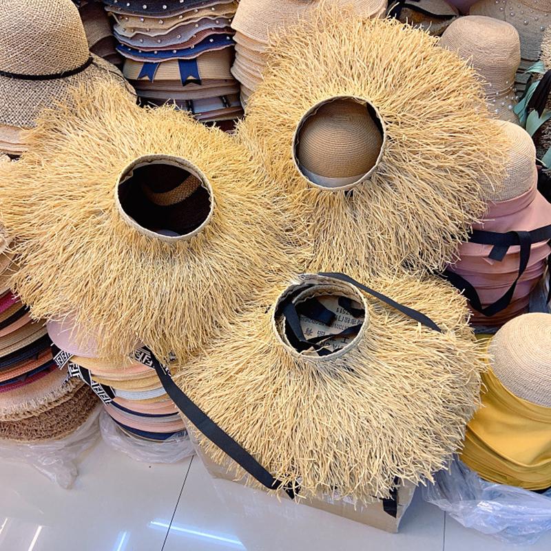 Custom Hats Designer Cape Style Luxury Raffia Grass Patchwork Empty Top Sun For Women Beach Holiday Fisherman Hat Wide Brim, As show
Custom Hats Designer Cape Style Luxury Raffia Grass Patchwork Empty Top Sun For Women Beach Holiday Fisherman Hat Wide Brim, As show