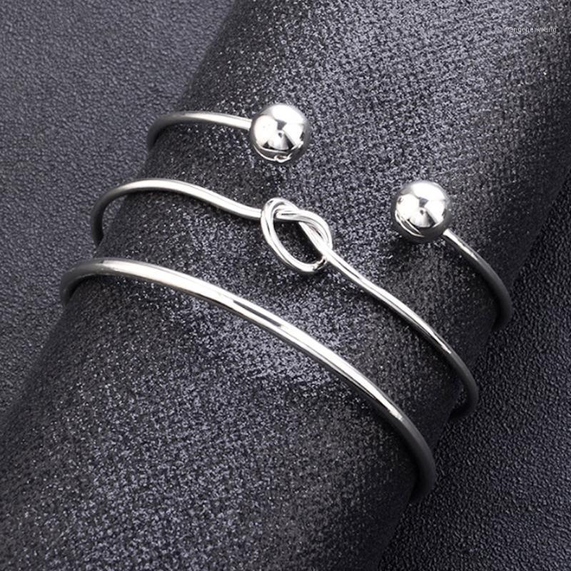 3PC/Set Elegant Retro Bracelet Opening Adjustable Big Ball Circle Silver Bohemian Set Girl Fashion Gift Bangle
3PC/Set Elegant Retro Bracelet Opening Adjustable Big Ball Circle Silver Bohemian Set Girl Fashion Gift Bangle