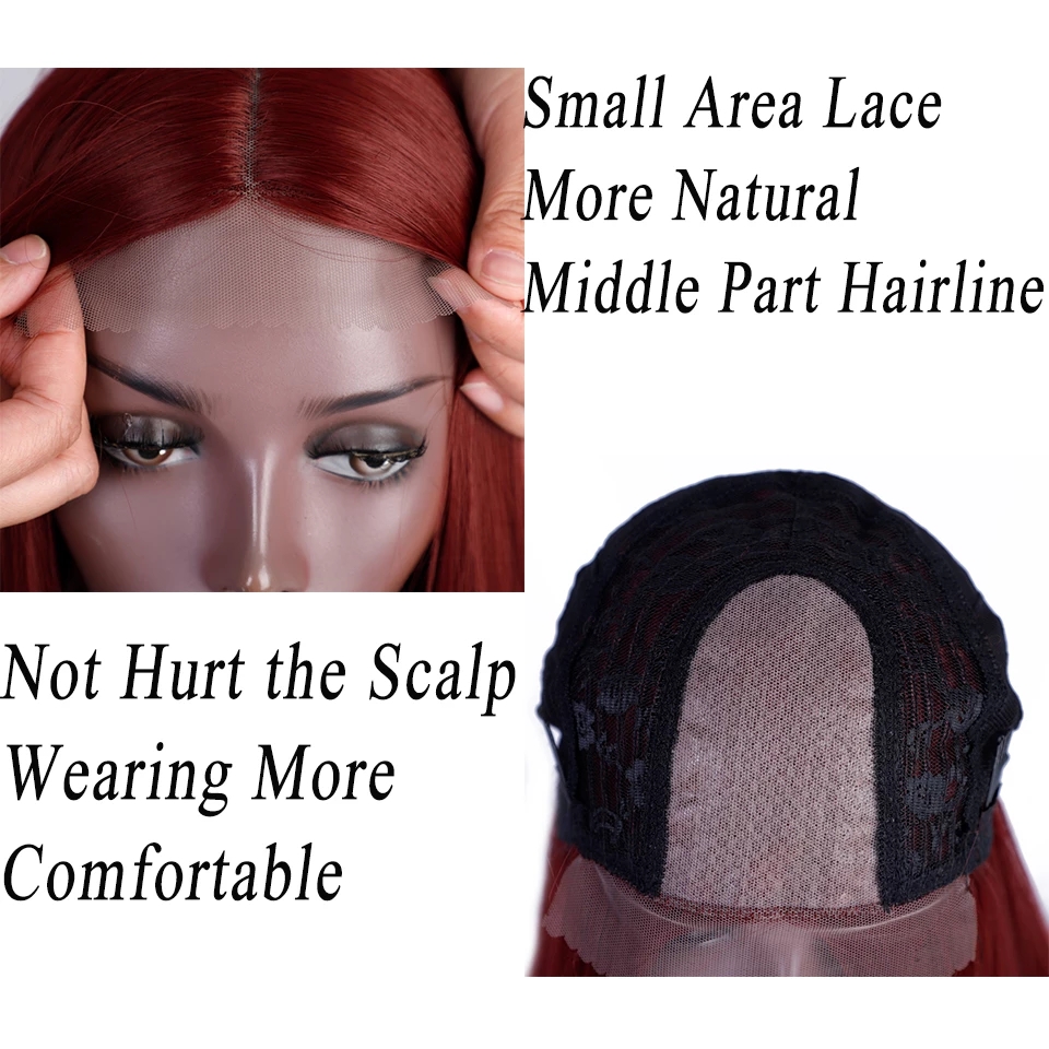 Short Bob style 13*4 brazilian full Lace Front Wig 150% Straight synthetic Wigs Pre Plucked With Baby Hair