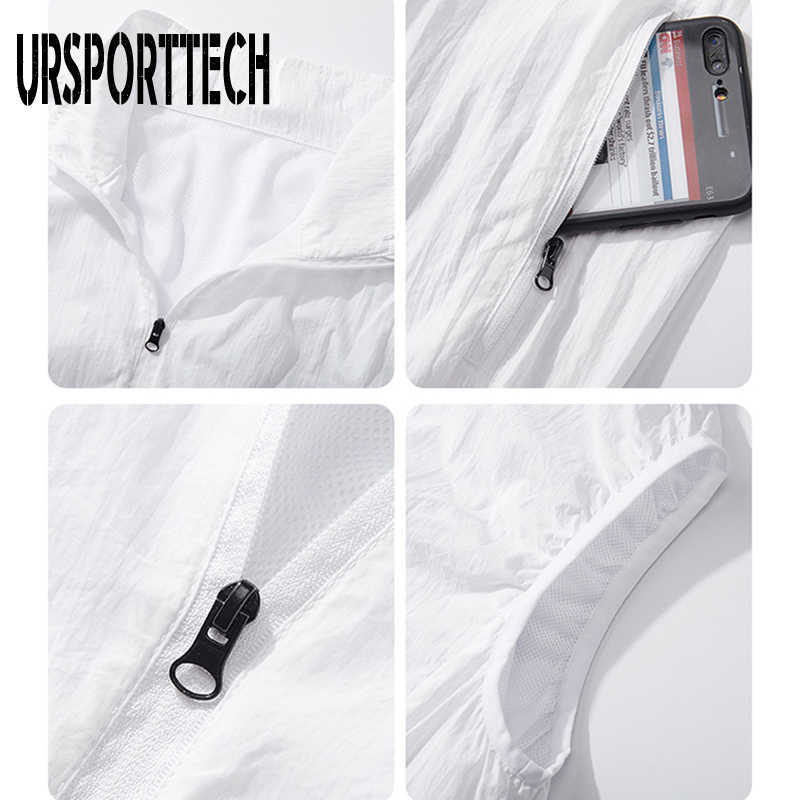 Summer Spring Jacket Men Air-conditioning Clothes Jacket Coat Male with Fan Cool Down Sleeveless VestJacket Outerwear Work Coats 210528