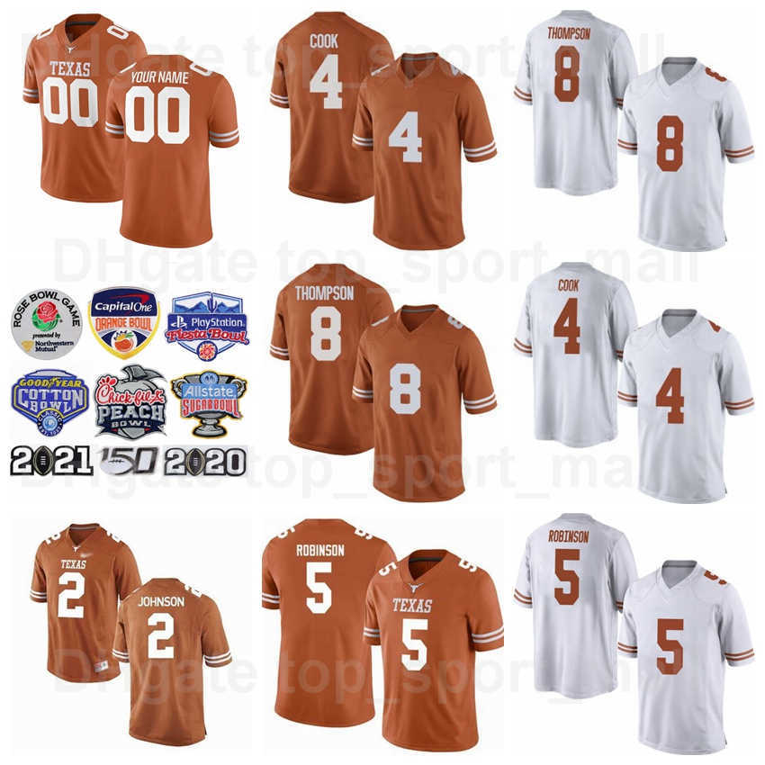 NCAA College Football Texas Longhorns Jersey 11 Casey Thompson 1 Hudson Card 5 Bijan Robinson 7 Keilan 2 Roschon Johnson 8 Xavier Worthy Orange White Team Color
NCAA College Football Texas Longhorns Jersey 11 Casey Thompson 1 Hudson Card 5 Bijan Robinson 7 Keilan 2 Roschon Johnson 8 Xavier Worthy Orange White Team Color