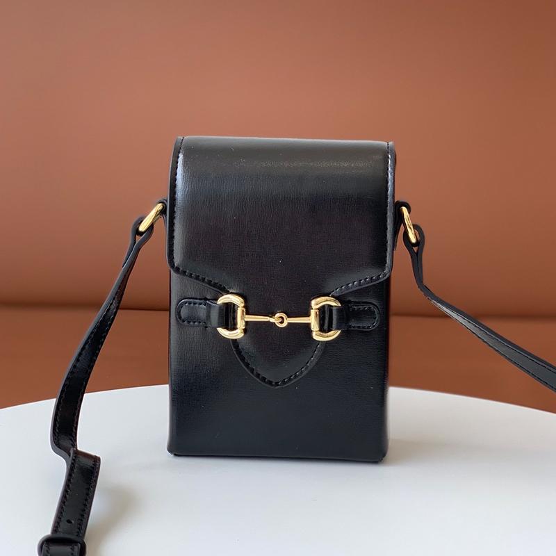 Classic smooth real leather bags Mobile phone package mini women Box handbags purse horse bit buckle single shoulder crossbody bag, Black
Classic smooth real leather bags Mobile phone package mini women Box handbags purse horse bit buckle single shoulder crossbody bag, Black