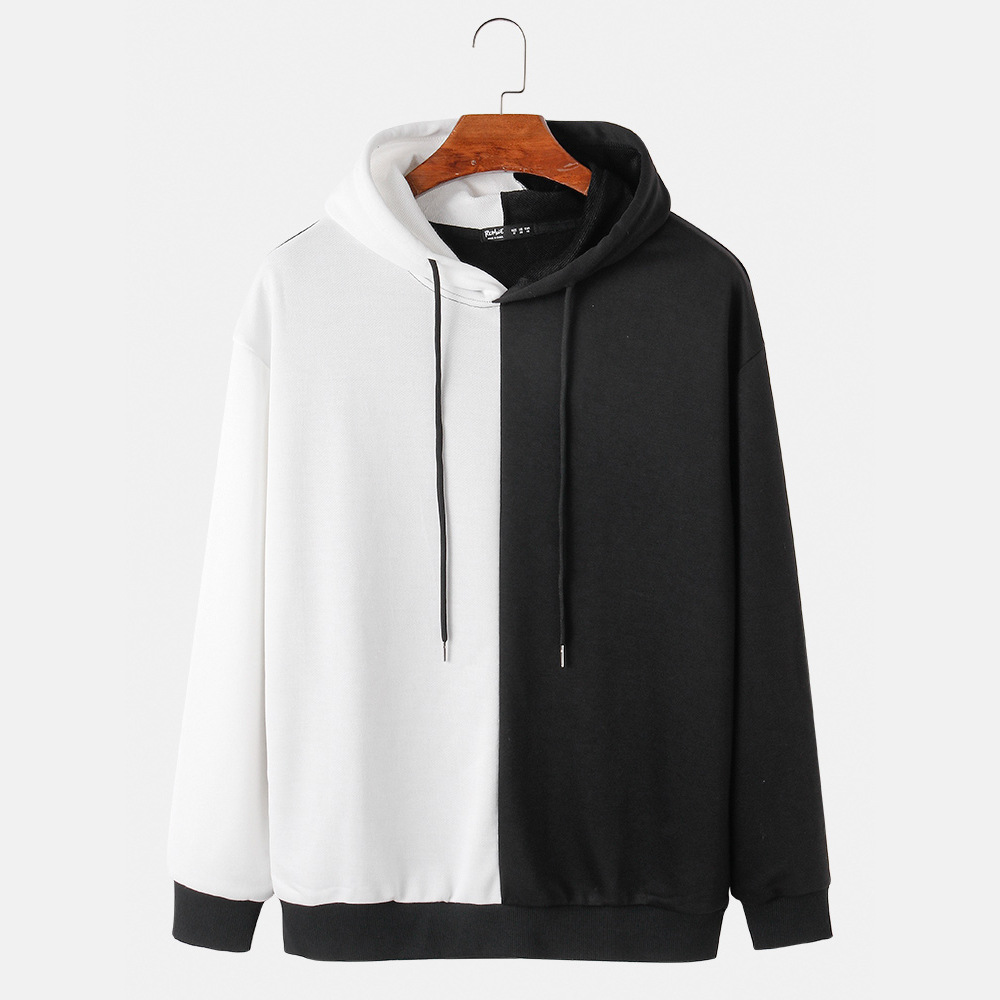 Men' Hoodie Contrasting Color Simple Pullover Fashion Trend New Hooded Sweatshirts Street Hip Hop Coat Couple Shirt Basic Clothing, Customize
Men' Hoodie Contrasting Color Simple Pullover Fashion Trend New Hooded Sweatshirts Street Hip Hop Coat Couple Shirt Basic Clothing, Customize