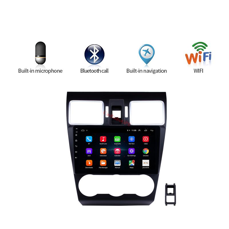 9 Inch Android 10 Car dvd GPS Unit Player for Subaru Forester 2015-2017 with WiFi Music USB support TPMS DVR OBD II Carplay