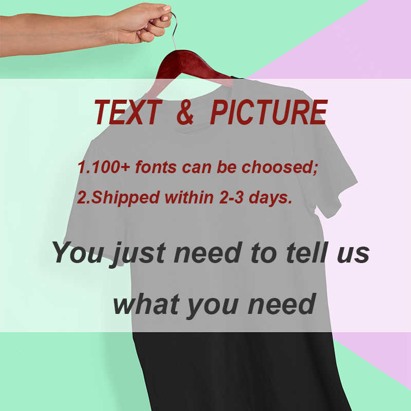 EU Size 100% Cotton Custom T Shirt Make Your Design Text Men Women Print Original Design High Quality Gifts Tshirt X0528, White;black
EU Size 100% Cotton Custom T Shirt Make Your Design Text Men Women Print Original Design High Quality Gifts Tshirt X0528, White;black