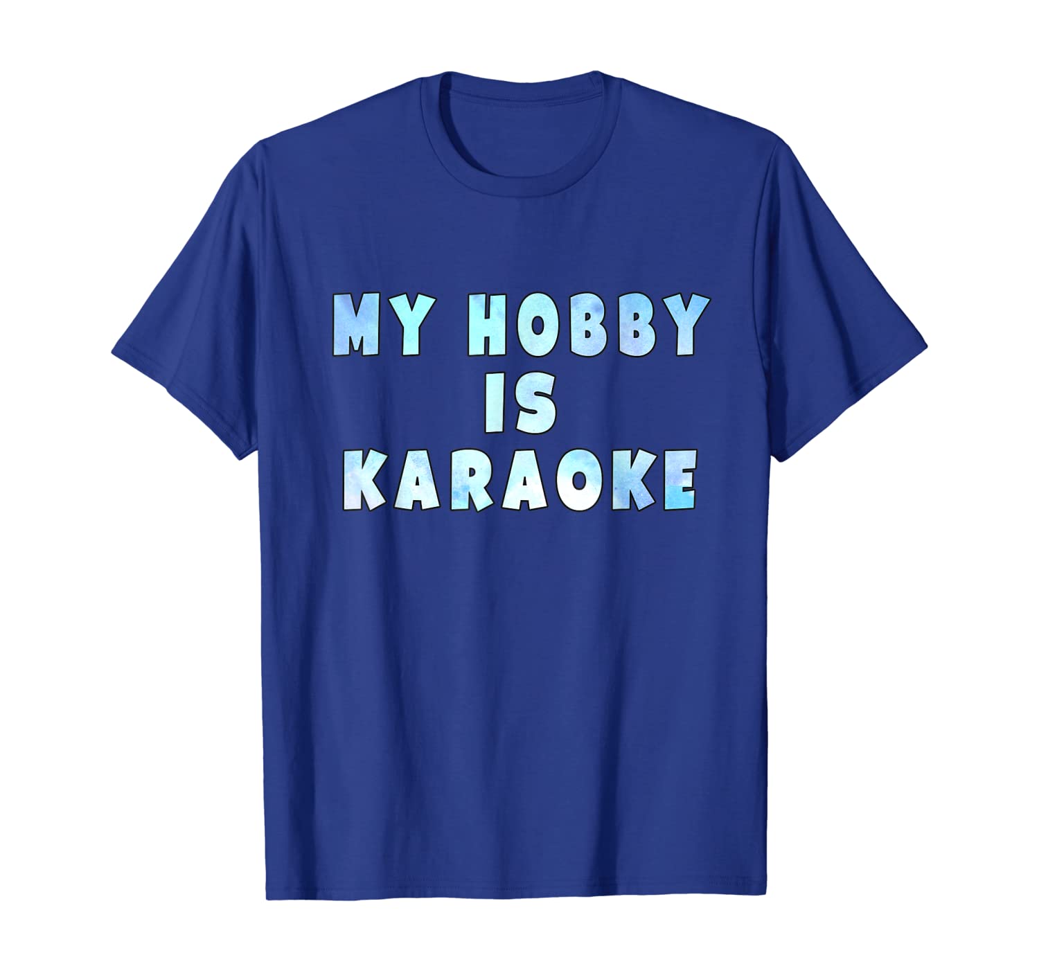 My hobby is karaoke T-Shirt, White;black