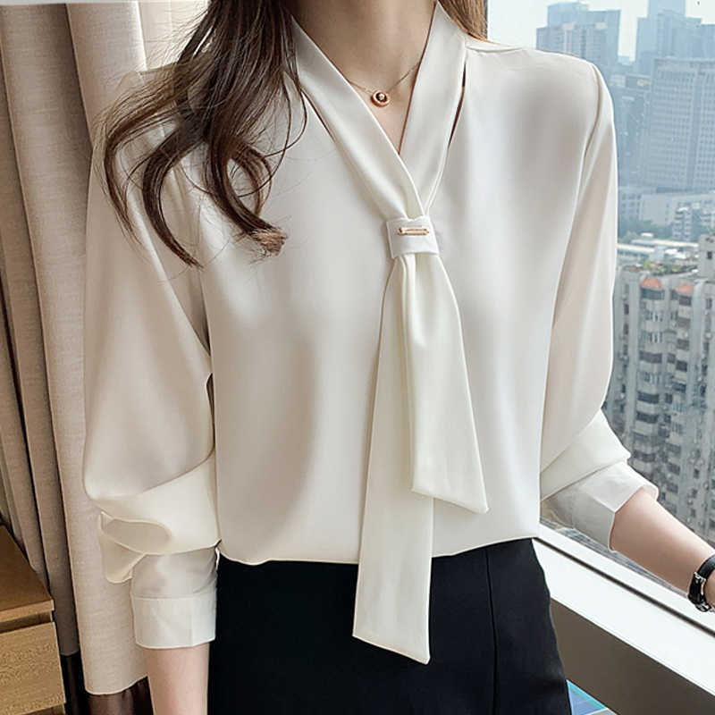 Blouses Femme Long Sleeve White Blouse Tops Women Blouse Women Blusas Mujer De Moda Bow V-Neck Chiffon Blouse Shirt E367 210602, Gray blue
Blouses Femme Long Sleeve White Blouse Tops Women Blouse Women Blusas Mujer De Moda Bow V-Neck Chiffon Blouse Shirt E367 210602, Gray blue