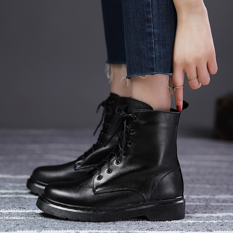boots cross-tied winter ankle boots for women genuine cow hide side zip fashion lady motorcycle thick shoes handcrafted soles s5qa, Black
boots cross-tied winter ankle boots for women genuine cow hide side zip fashion lady motorcycle thick shoes handcrafted soles s5qa, Black