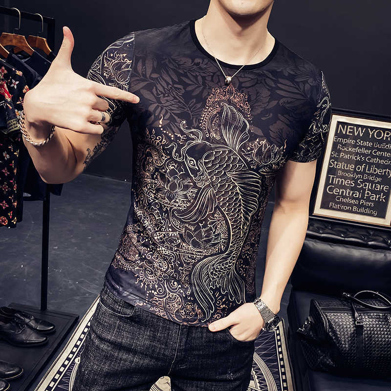 Harajuku T Shirt Men Summer Short Sleeve Funny Shirts Streetwear Casual O-neck ops ees Clothes Breathable Comfortable 210629