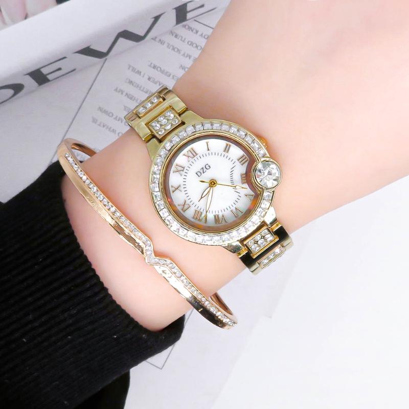 Wristwatches Luxury Gold Watch For Women Fashion Bracelet Dress Quartz Set Simple Ladies Business, Slivery;brown
Wristwatches Luxury Gold Watch For Women Fashion Bracelet Dress Quartz Set Simple Ladies Business, Slivery;brown
