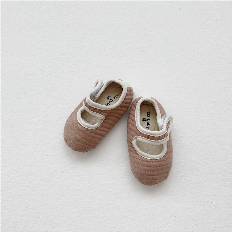 Melario Toddler Baby Girls First Walkers Hook & Loop Girls Boys Cute Shoes Newborn Baby Spring Autumn Soft Infant Shoes 210412