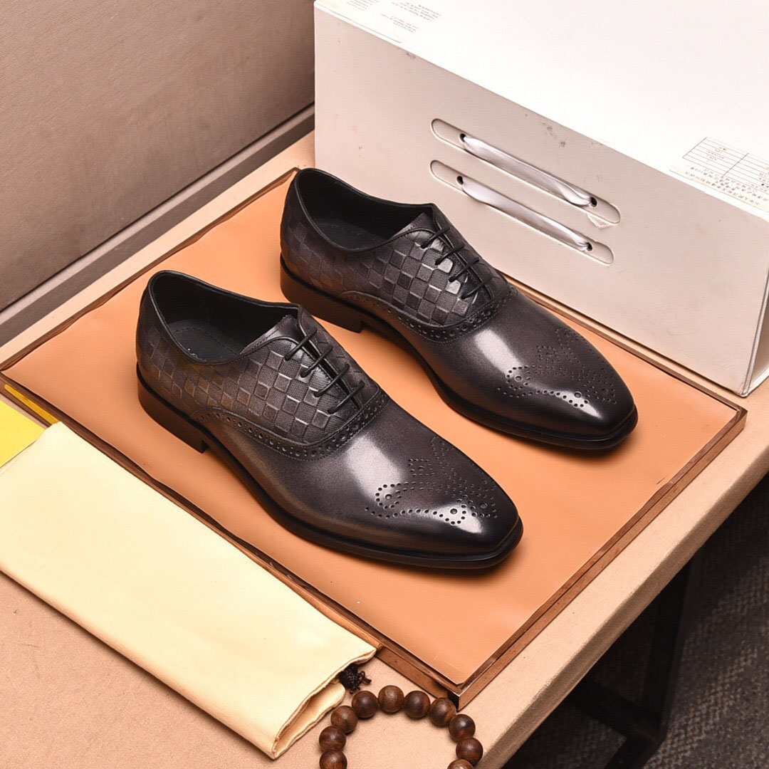 2021 Men Formal Business Brogue Shoes Men's Fashion Dress Shoes Male Brand Casual Genuine Leather Wedding Party Loafers Size 38-44, Black
2021 Men Formal Business Brogue Shoes Men's Fashion Dress Shoes Male Brand Casual Genuine Leather Wedding Party Loafers Size 38-44, Black