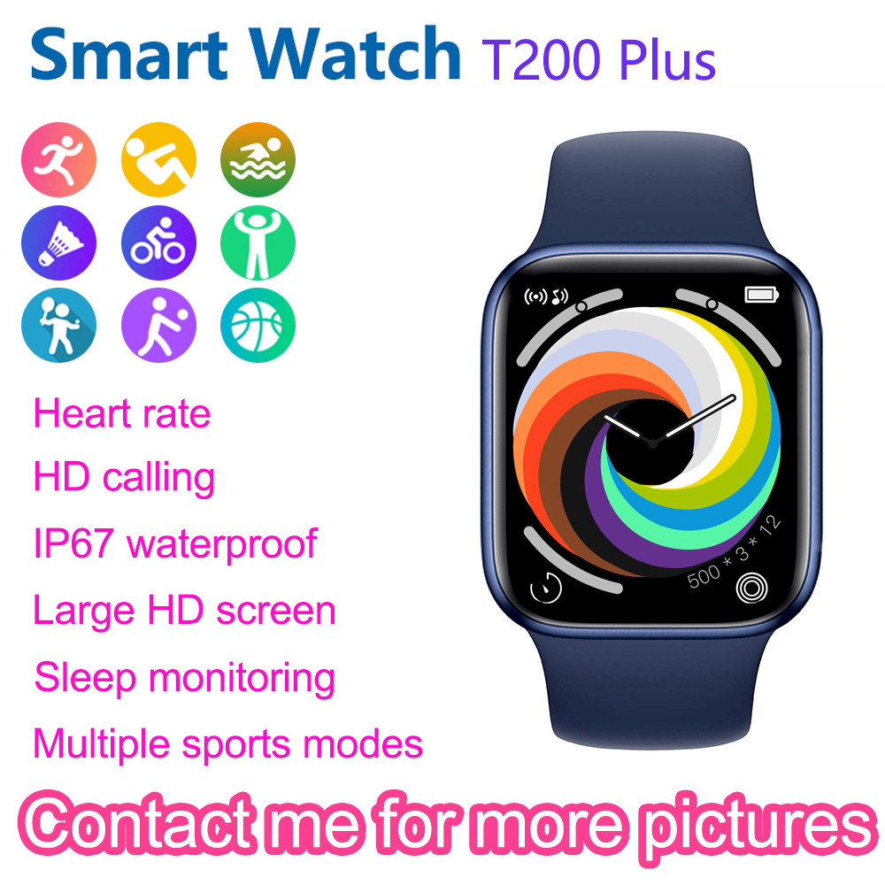 T200 Plus Smart Watches Men Women SmartWatch Bluetooth Call 44MM Heart Rate Blood Pressure Monitor Clocks Hours Watch for Android iOS
T200 Plus Smart Watches Men Women SmartWatch Bluetooth Call 44MM Heart Rate Blood Pressure Monitor Clocks Hours Watch for Android iOS