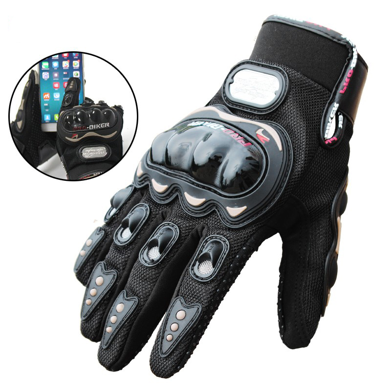 PRO-BIKER Men Motorcycle Gloves Wearable Guantes Motocross Full Finger Motocross Gloves Protective Motocross Guantes Gloves