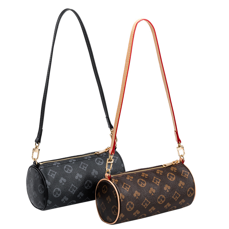 bags High-quality Leather Designer Handbags 2021 New Fashion Small Round Barrel Women's Shoulder Bag All-match Printed Roller Satchel, Black
bags High-quality Leather Designer Handbags 2021 New Fashion Small Round Barrel Women's Shoulder Bag All-match Printed Roller Satchel, Black